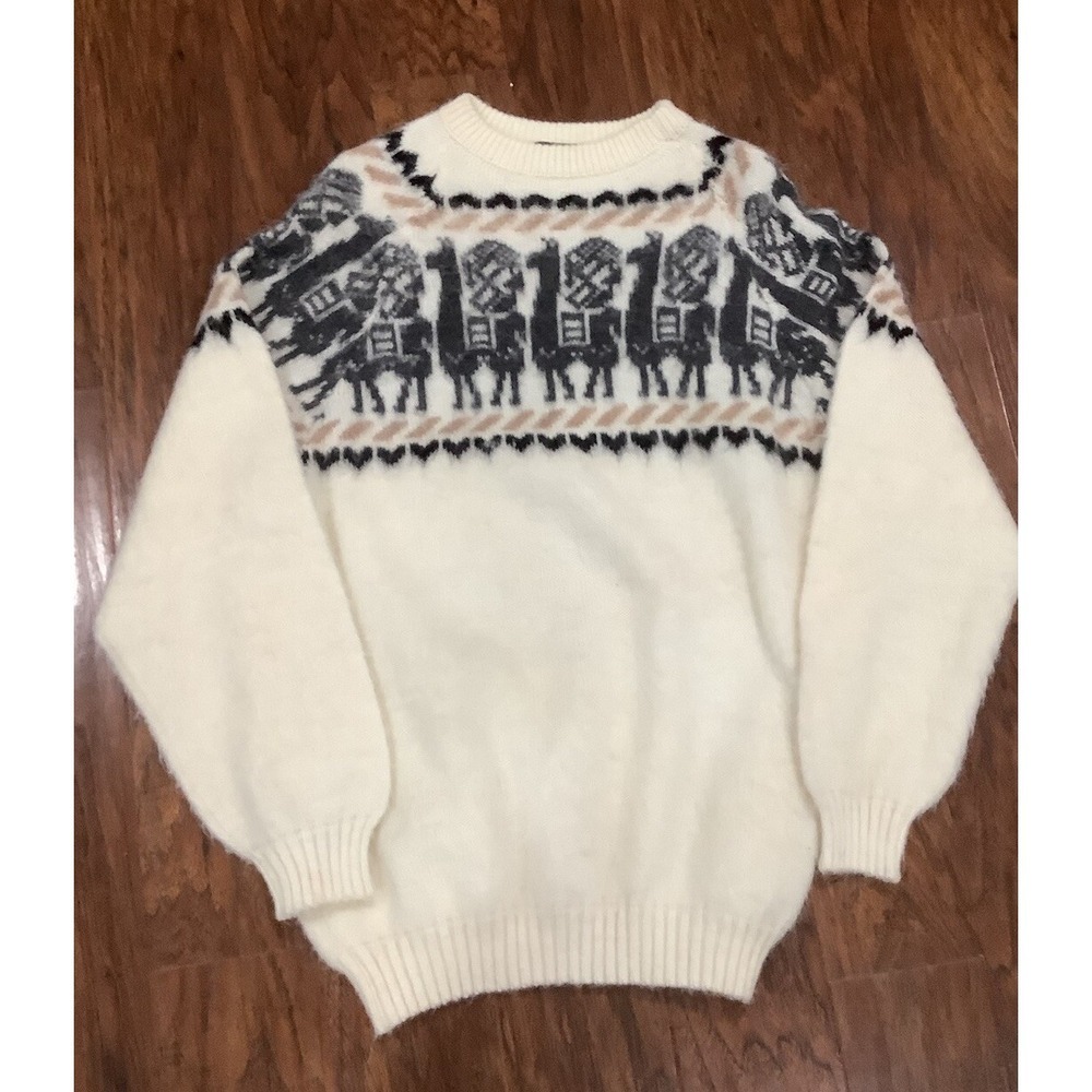 Creaciones Alpaca Sweater | Womens' Vintage/100% Alpaca Fabric
